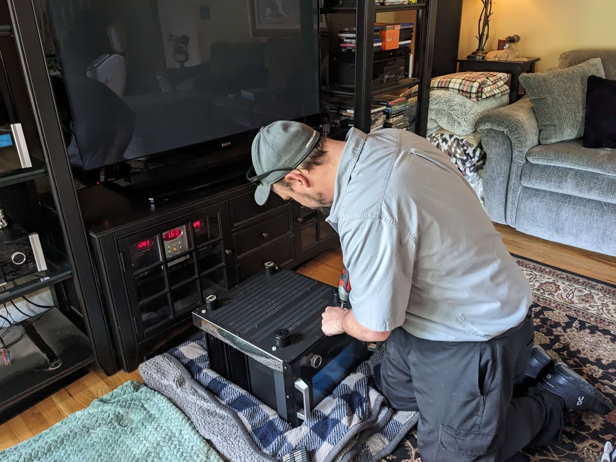 Speaker system installation