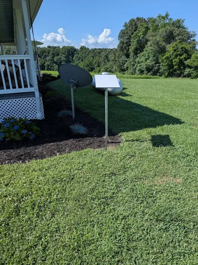 Starlink satellite installation