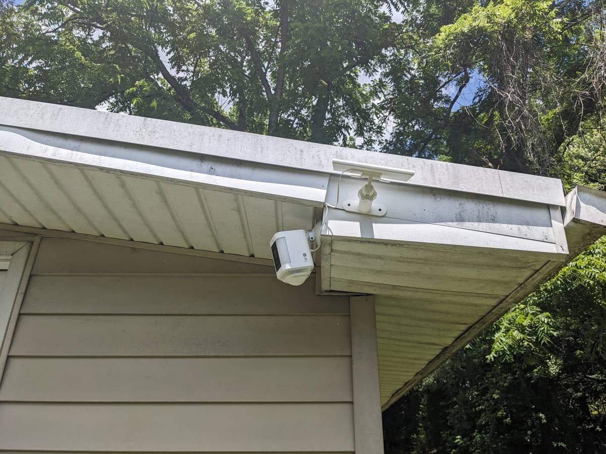 Security camera installation