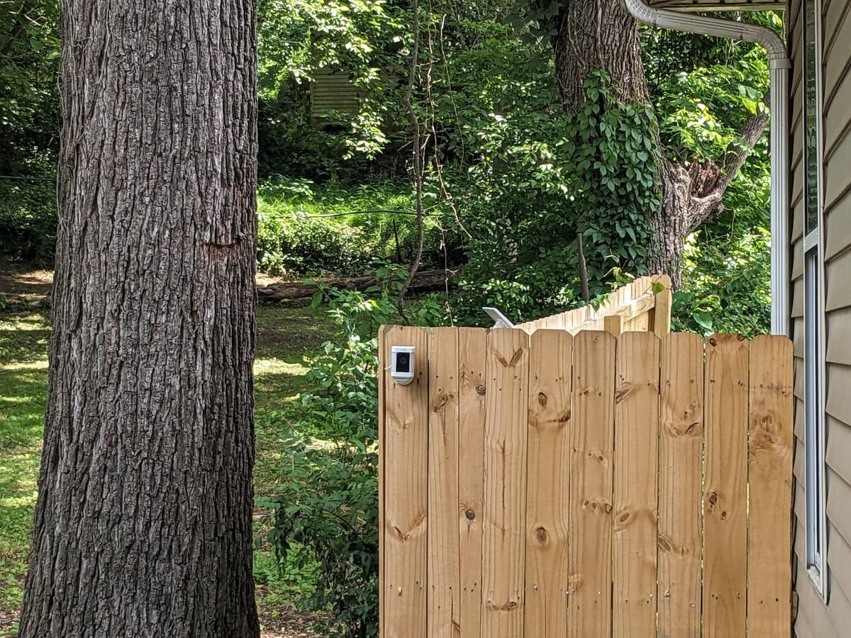 Security camera installation