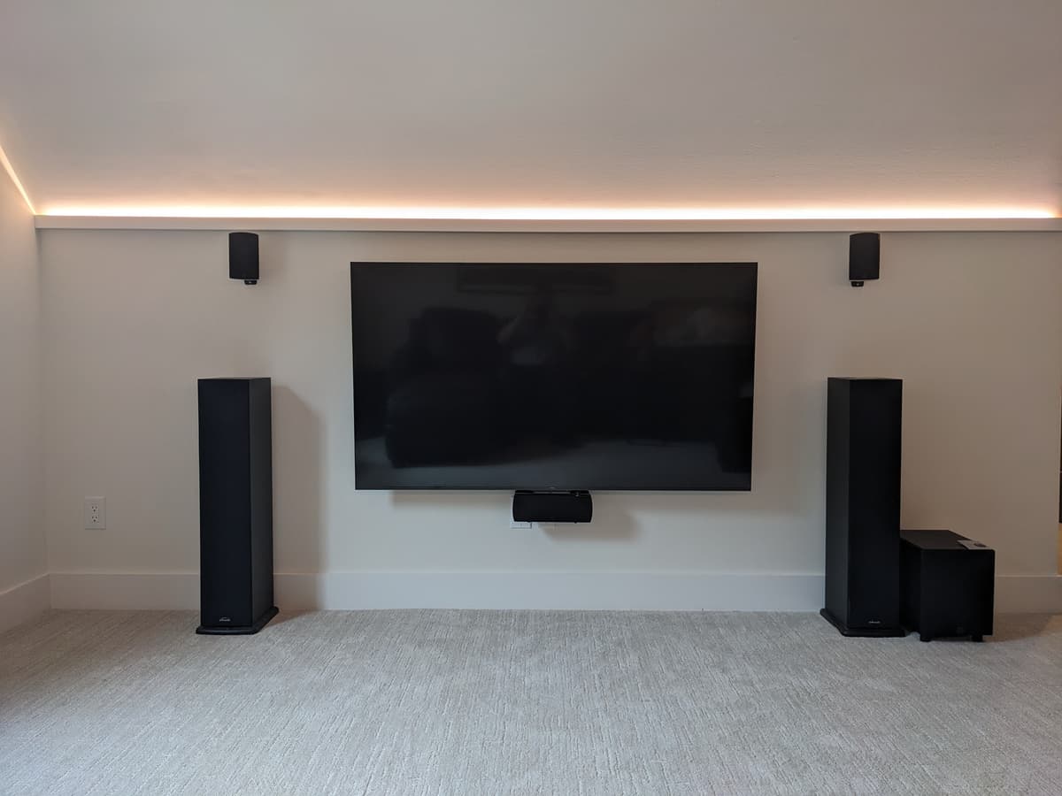 Home theater installation