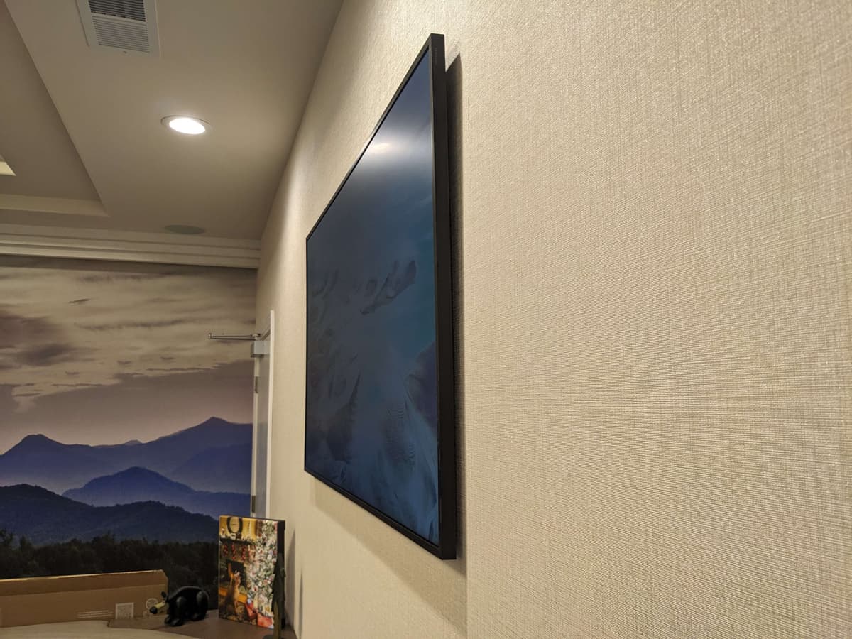 Home theater installation