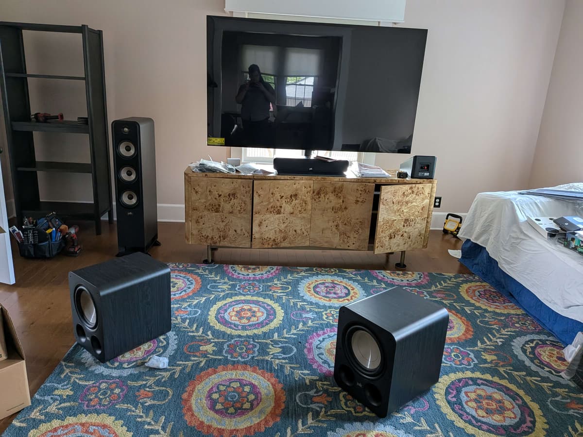 Home theater install