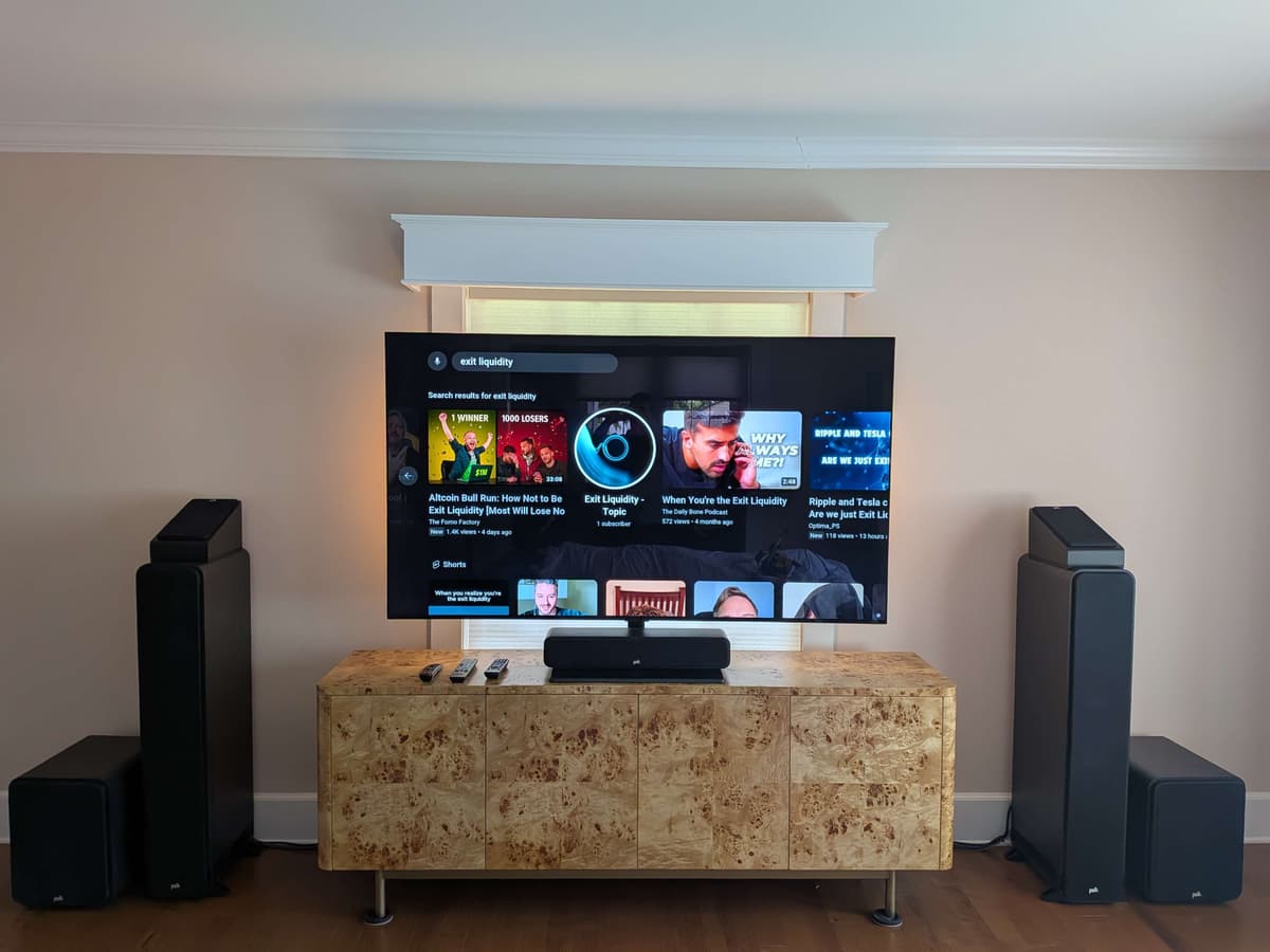 Home theater install