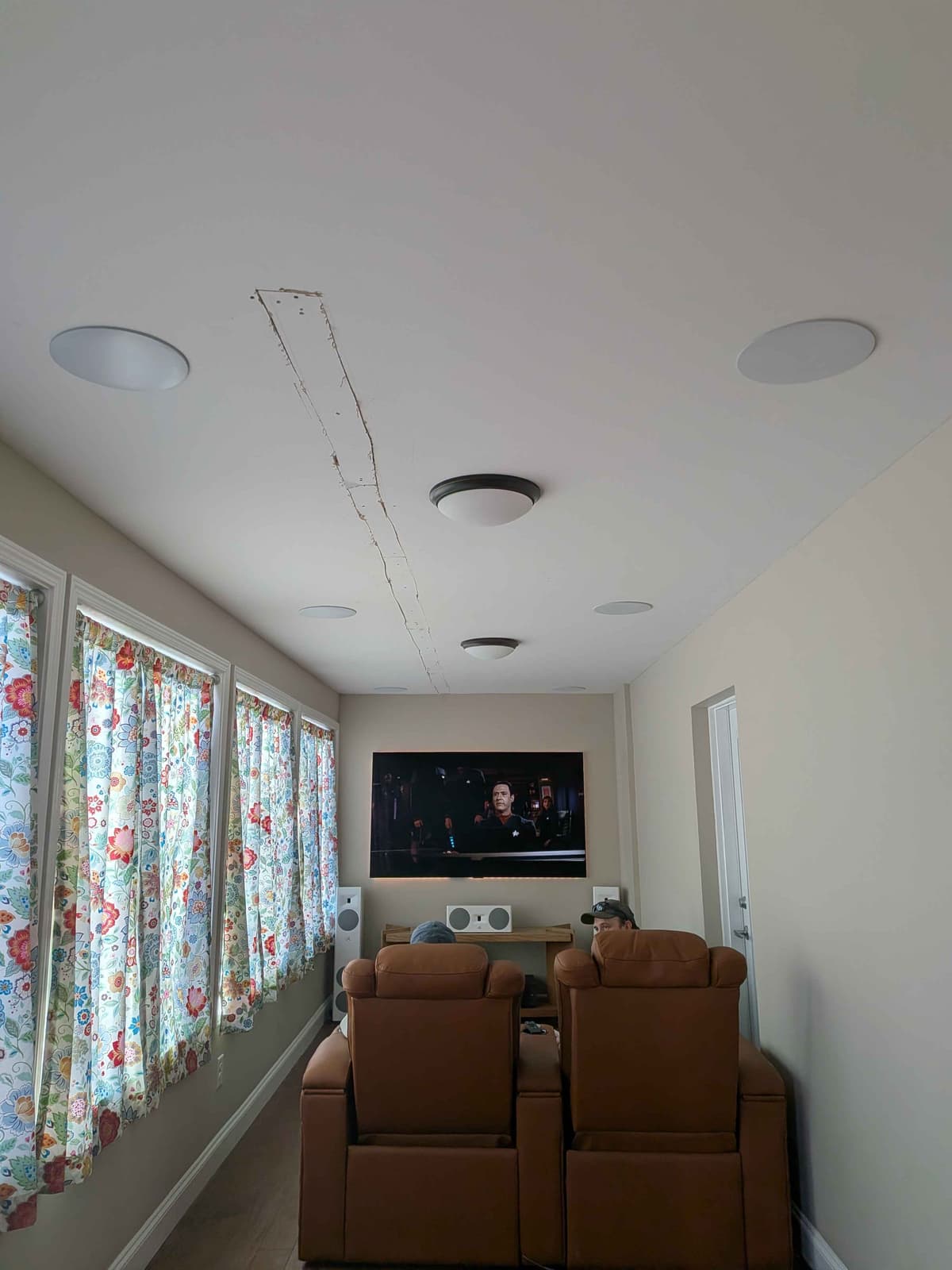 Home theater installation