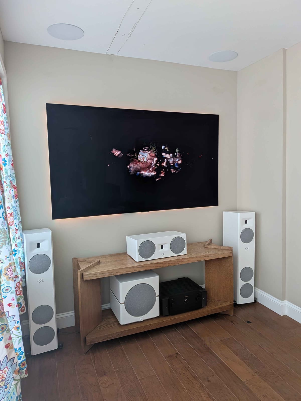 Home theater installation