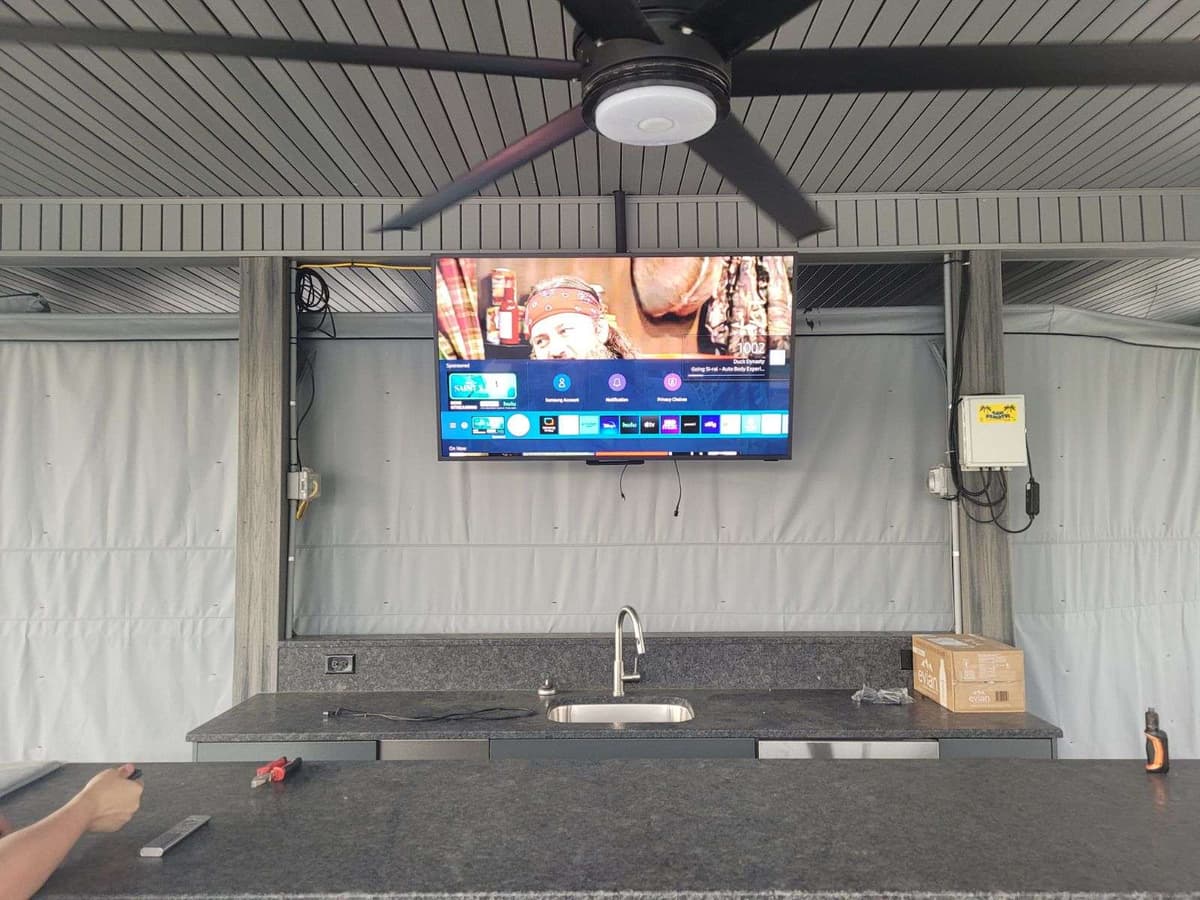 TV installation