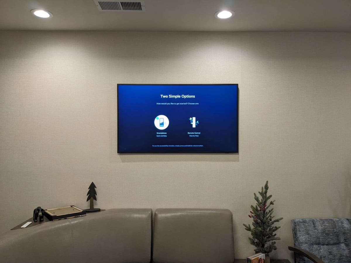 TV installation